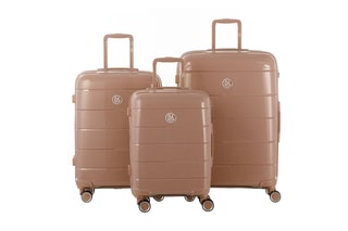 Set 3 valigie (S/M/L) - 55/67/76  cm - Dorato