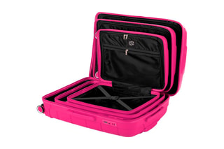 Set 3 valigie (S/M/L) CH3 - 55/65/75 cm - Rosa
