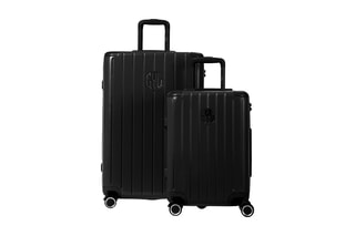Set 2 valigie (S/M) FE204 - 55/65 cm - Nero