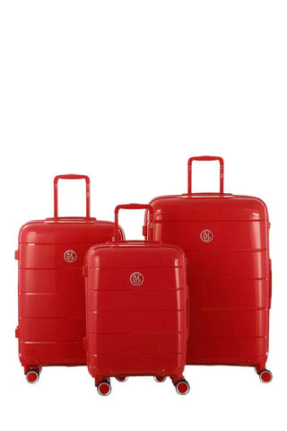 Set 3 valigie Citadine (S/M/L) - 55/65/75 cm - Rosso