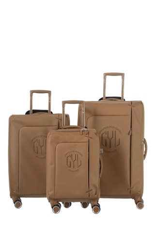 Set 3 valigie Evasion (S/M/L) - 55/65/75 cm - Marrone