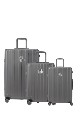 Set 3 valigie Intemporelle Mate (S/M/L) - 55/65/75 cm - Grigio