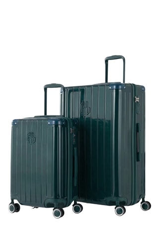 Bagaglio a mano e valigia grande Intemporelle (S/L) - 55/75 cm - Verde
