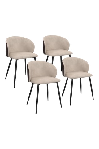 4 sedie Léona - 71 x 53 x 51 cm
