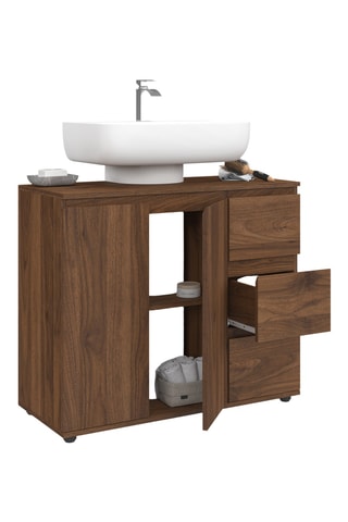 Mobile lavabo semplice 1 anta Tom - 60 x 70 x 30 cm