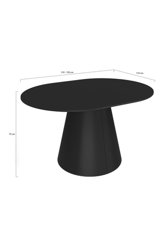 Tavolo rotondo allungabile Elvis - 110/150 x 75 x 110 cm