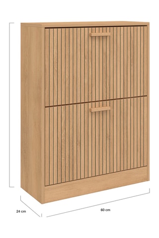 Scarpiera 2 ante Faustine - 60 x 80 x 24 cm