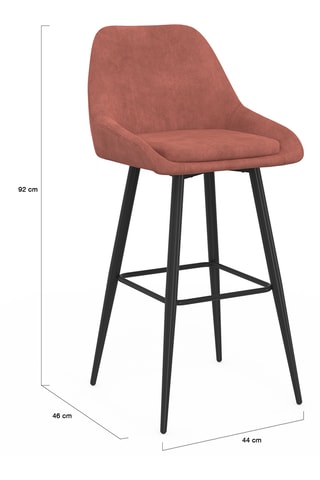 4 sgabelli da bar Olivia - 44 x 92 x 46 cm