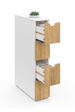 Mobile contenitore 4 cassetti - 17 x 80 x 45 cm