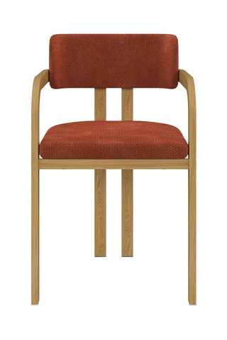 4 poltrone Elsa - Mattone - Poliestere