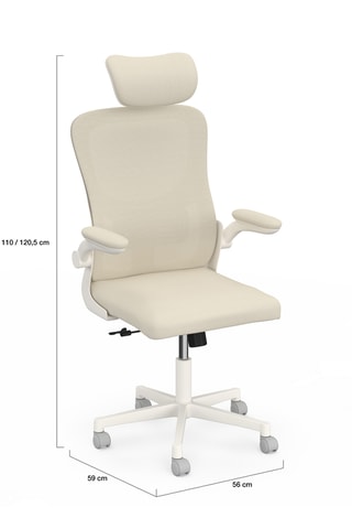 Sedia da ufficio con ruote James