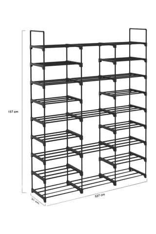 Scarpiera modulabile - 127 x 157 x 31 cm