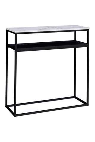 Console doppio ripiano Glam - 80 x 30 x 80 cm