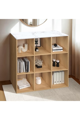 Mobile contenitore Marceau 9 moduli - 88 x 30 x 88 cm