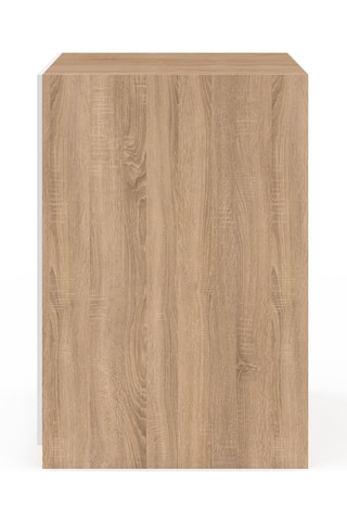 Armadietto per lavatrice 2 ante in bambù Will - 91 x 65 x 64 cm