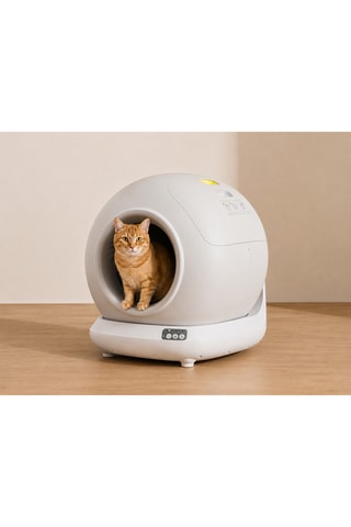 Arenero autolimpiable 78 l wifi yumi - 55 x 52 x 46 cm