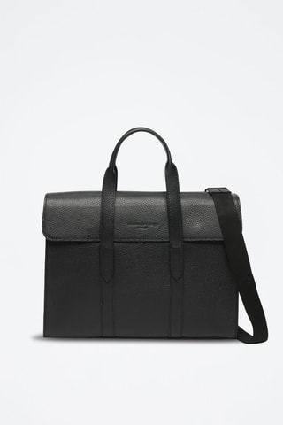 Maletín de piel Emilie - Negro