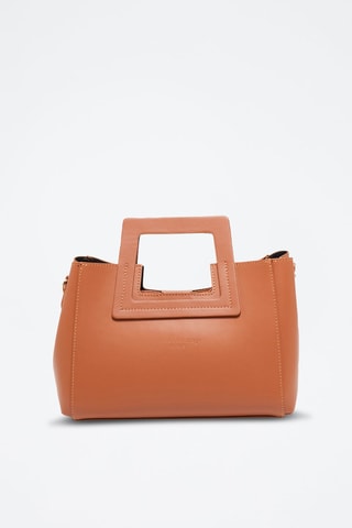Bolso de piel Jini - Camel