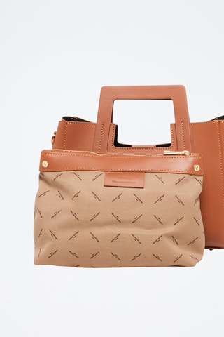 Bolso de piel Jini - Camel