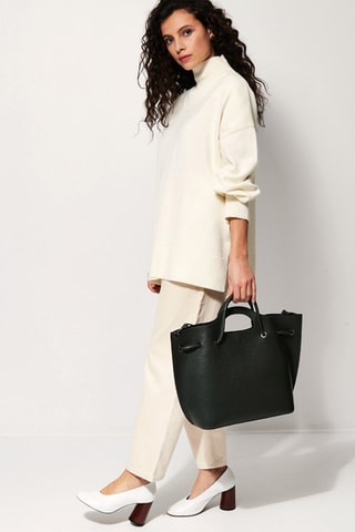 Bolso de piel Prun - Verde