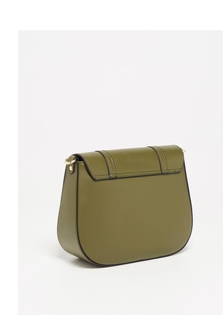 Bandolera de piel Tex - Verde
