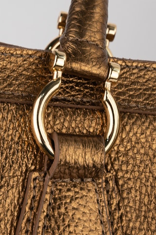 Bolso shopper de piel Mara - Marrón