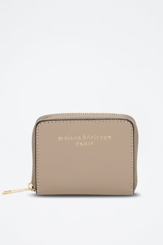 Monedero de piel Mini Moni Box - Topo