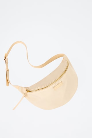 Riñonera de piel Rachel Ny - Beige