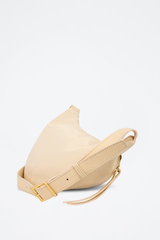 Riñonera de piel Rachel Ny - Beige