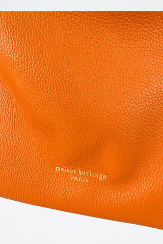 Bolso de piel Ori - Naranja