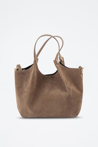 Bolso de piel - Topo