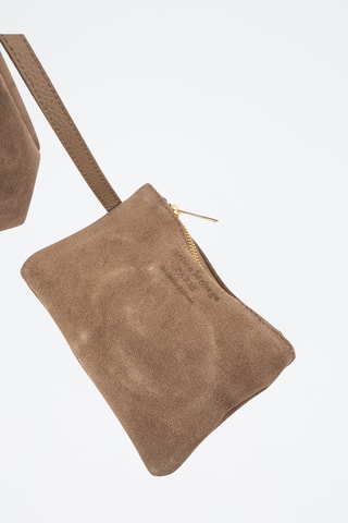 Bolso de piel - Topo