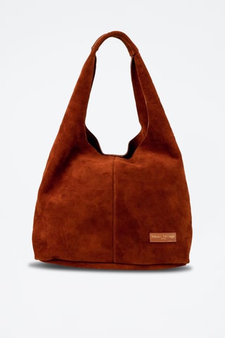 Bolso shopper y bolso de mano de nobuk Vif - Marrón