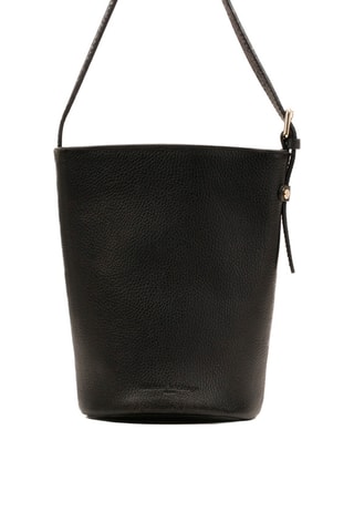 Bolso saco de piel Reti - Negro
