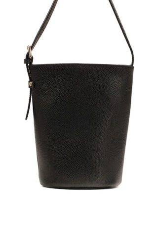 Bolso saco de piel Reti - Negro