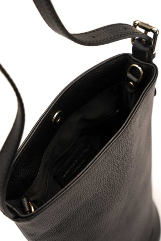 Bolso saco de piel Reti - Negro