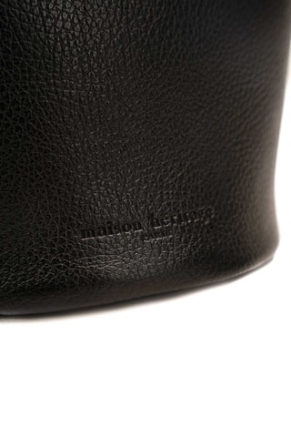 Bolso saco de piel Reti - Negro
