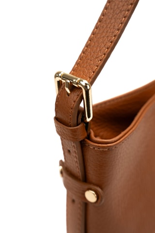 Bolso saco de piel Reti - Camel