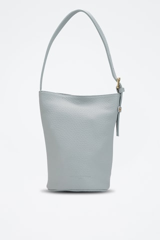 Bolso saco de piel Reti - Azul