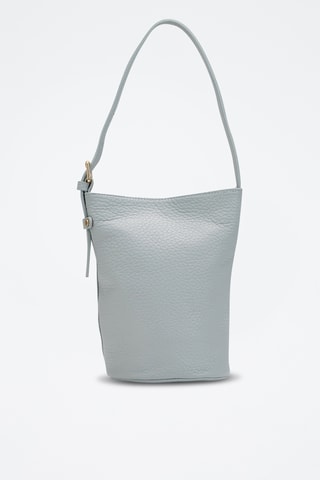 Bolso saco de piel Reti - Azul