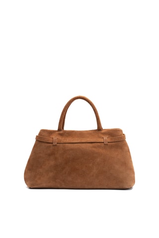 Bolso de nobuk Sicilia - Camel
