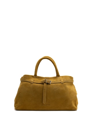 Bolso de nobuk Sicilia - Amarillo