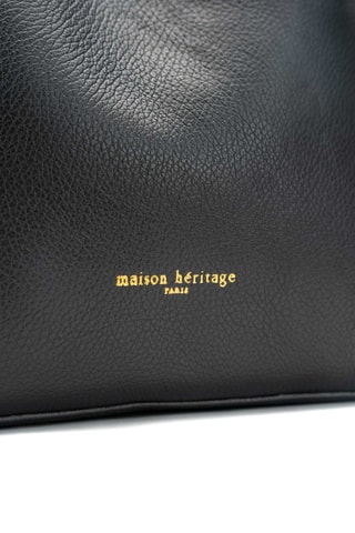 Bolso de piel Cara - Negro