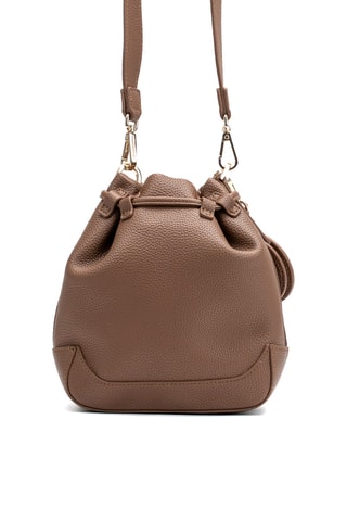 Bolso saco de piel Punchy - Camel