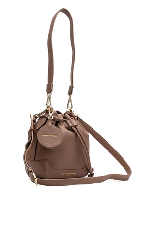 Bolso saco de piel Punchy - Camel