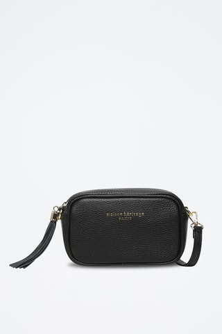 Bandolera de piel Mini Gaby - Negro