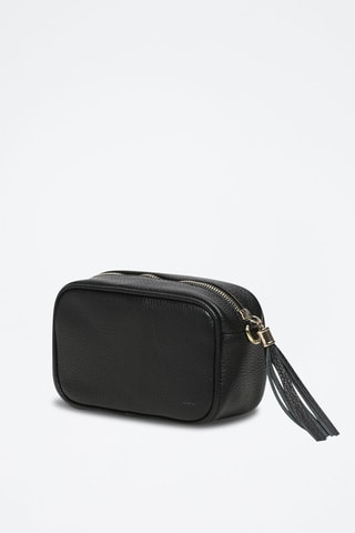 Bandolera de piel Mini Gaby - Negro