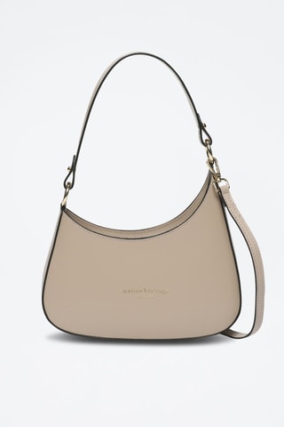 Bolso de piel Aline - Topo