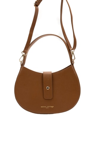 Bolso de piel Piazza - Camel