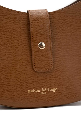 Bolso de piel Piazza - Camel